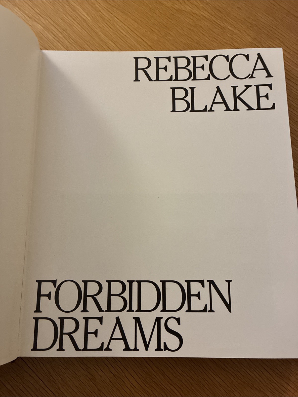 Rebecca Blake: Forbidden Dreams by Lina Wertmuller (1984, Hardcover)
