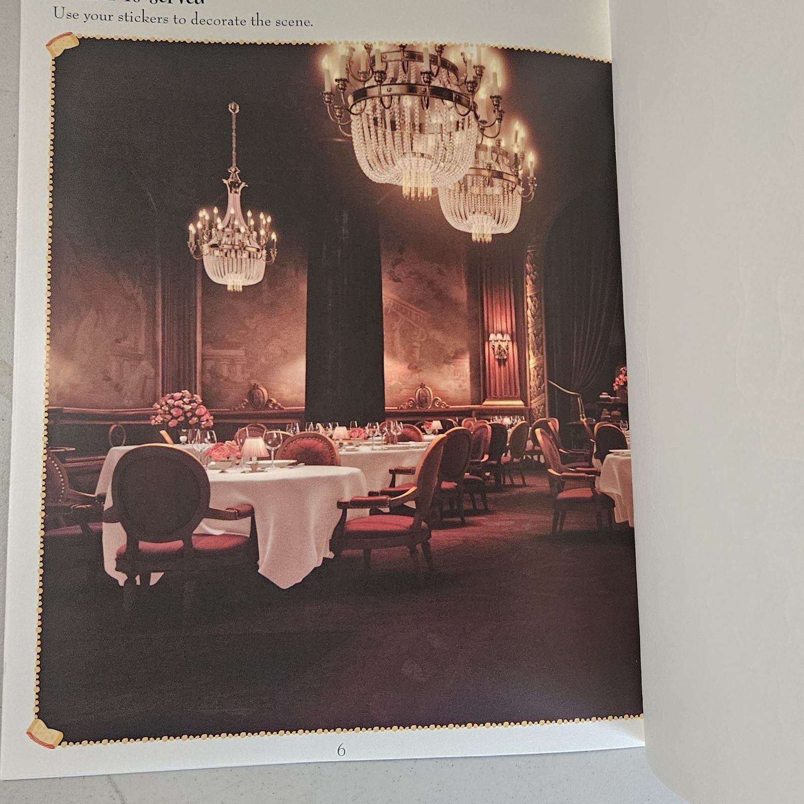 Bon Appetit! by RH Disney Staff (2007, Trade Paperback) Reusable Sticker Book