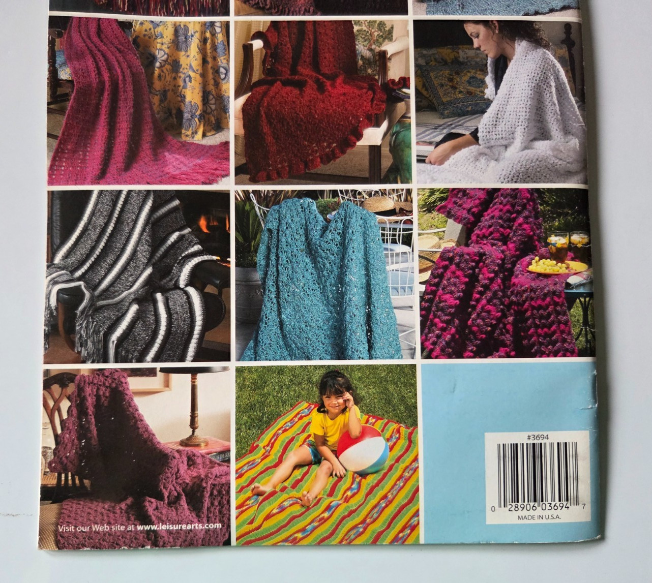 Leisure Arts Crochet 48 Hour Afghans By Rita Weiss 12 Afghans