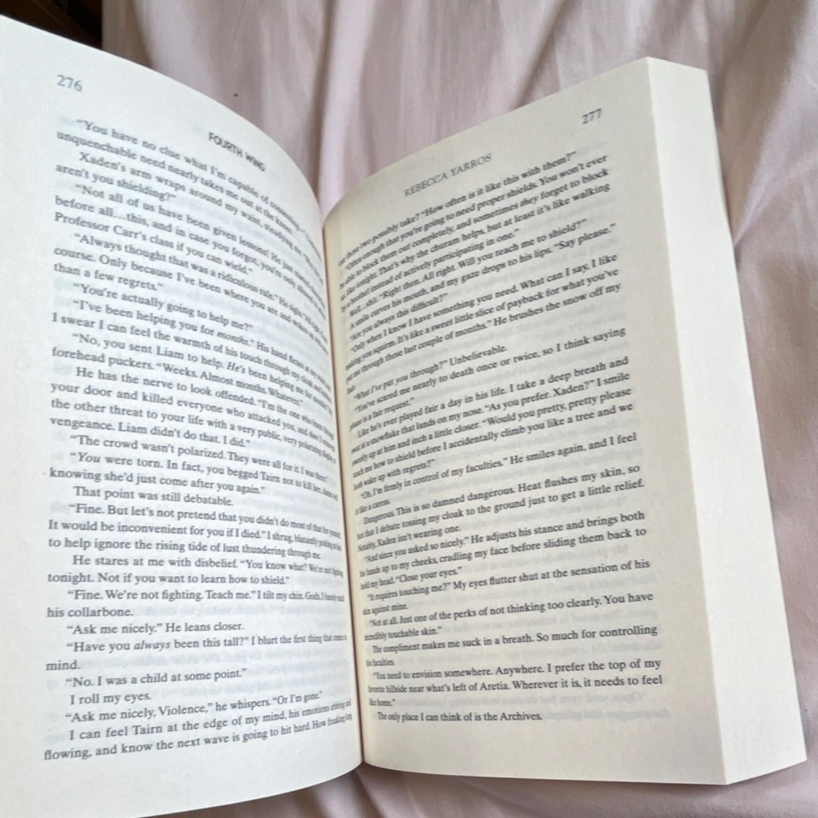 Fourth Wing – Rebecca Yarros Paperback (The Empyrean Ser.) Fantasy Dragons