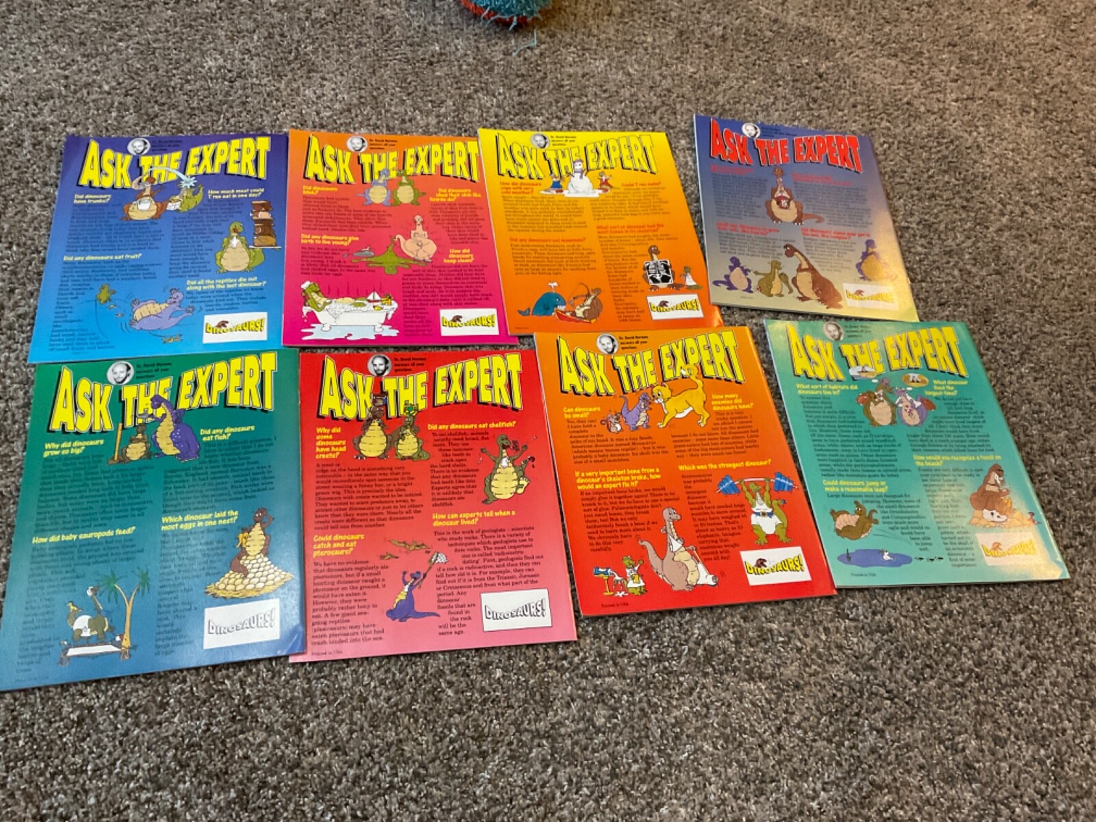 1993 Dinosaurs Discover Giants of the Prehistoric World Binder #1 Issues 1-19