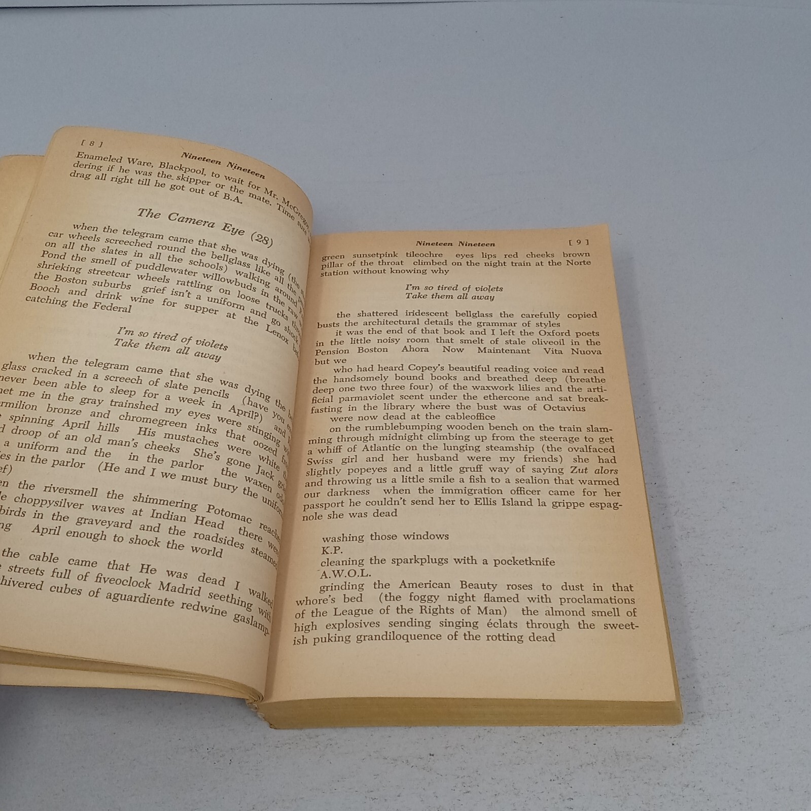 1919: Washington Square Press 1961 Paperback by John Dos Passos