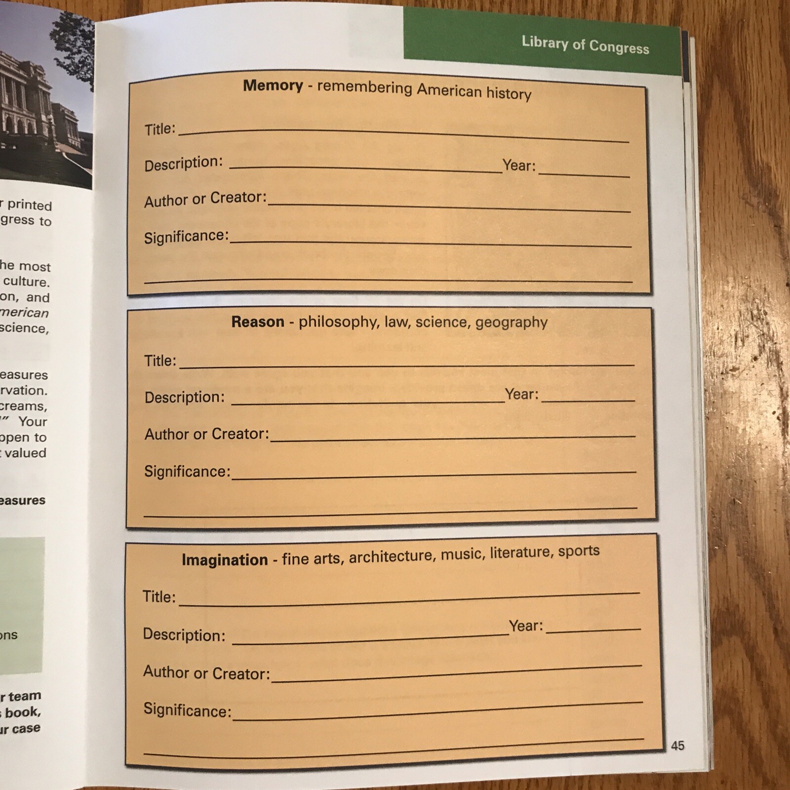 Washington D C Personal Interactive Guide Booklet 78 pages