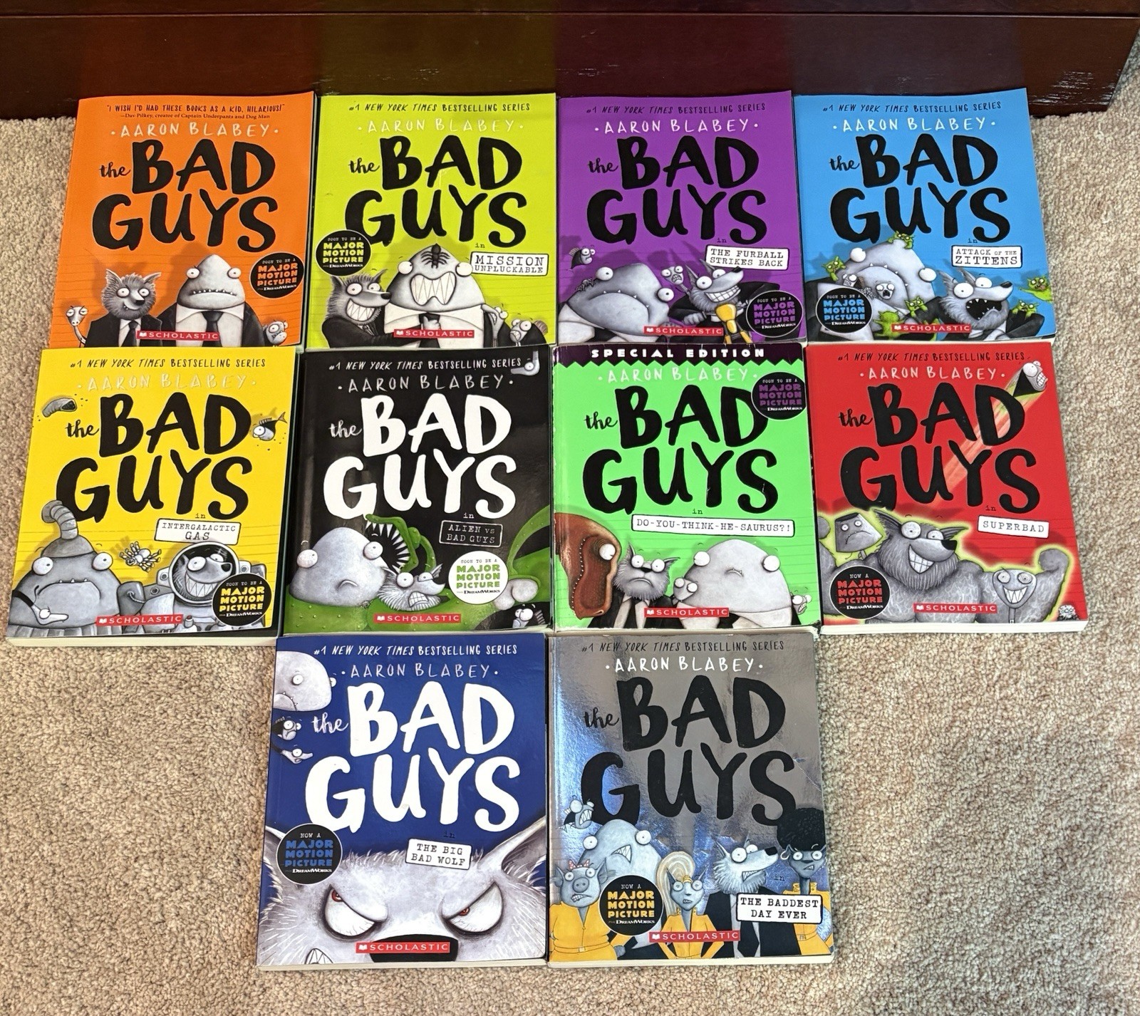 Bad Guys Series Complete Set, Books #1-#20 – Aaron Blabey
