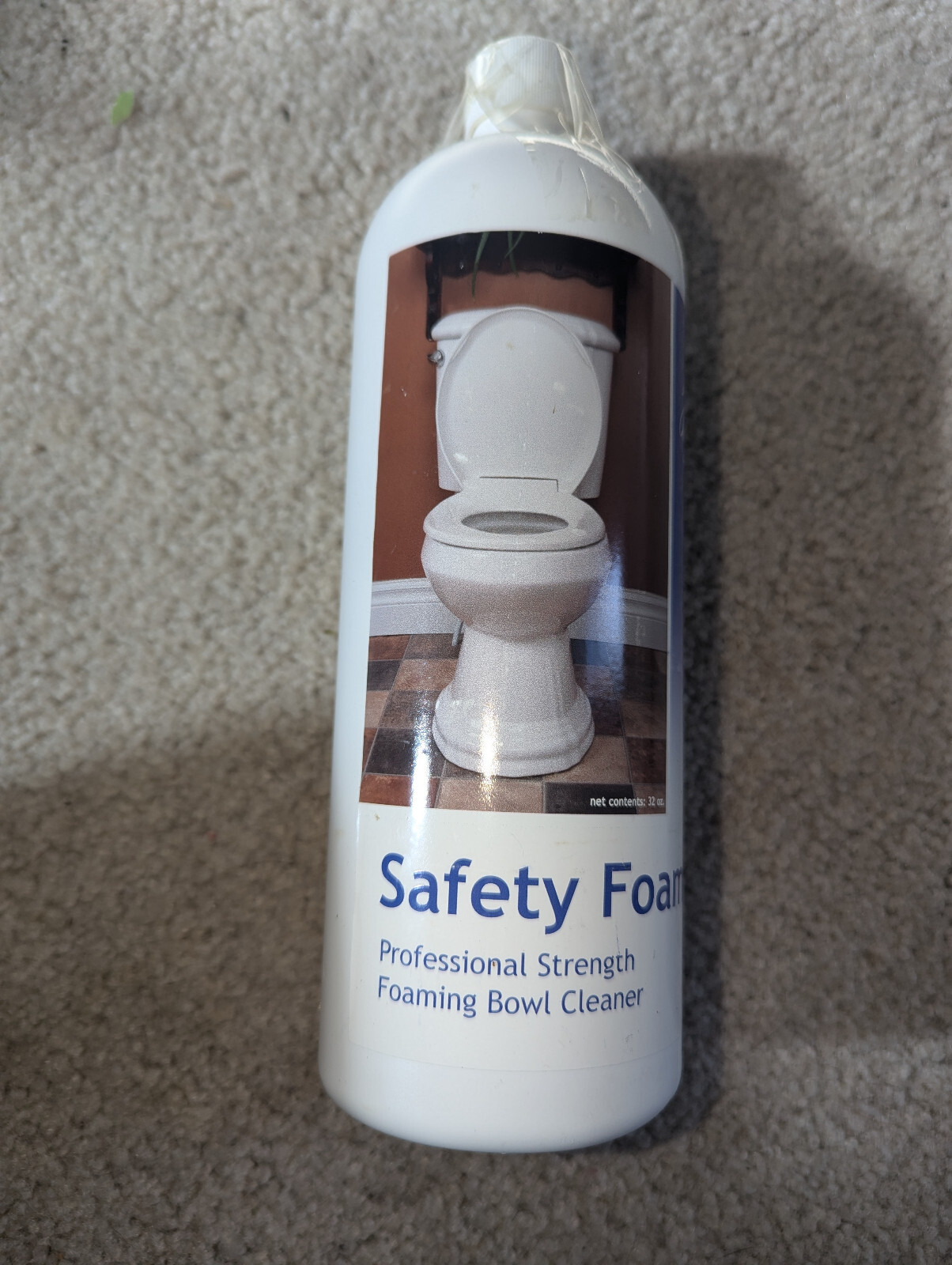 new Safety Foam Bowl Cleaner toilet bathroom don aslett sealed bottle 32 oz
