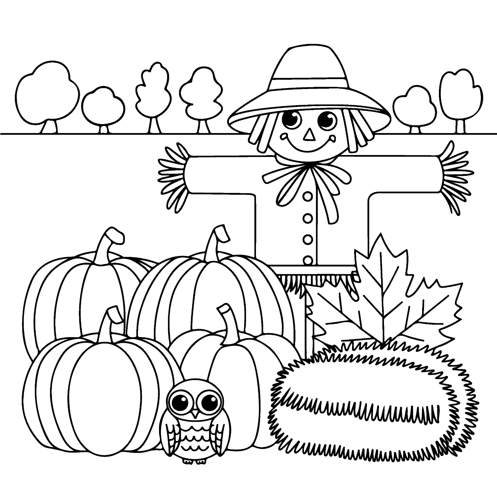 Fall Vibes Coloring Book