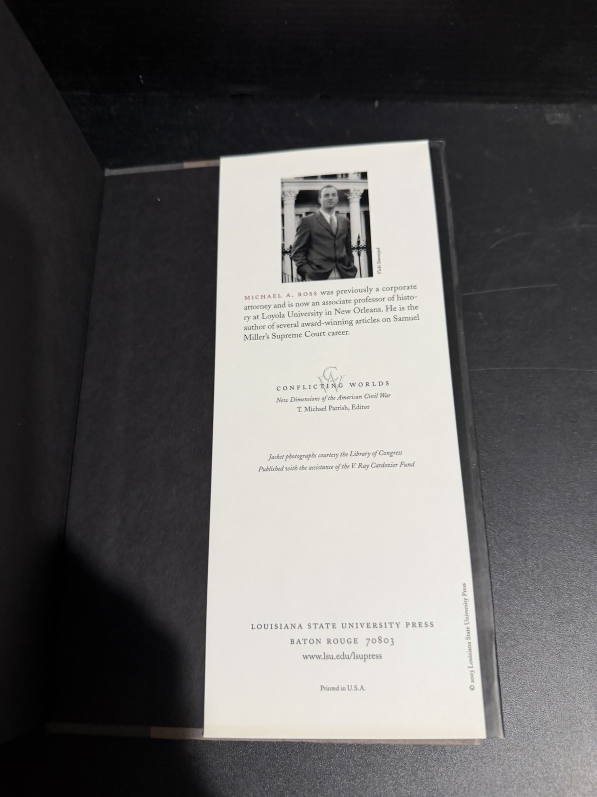 1st/1st JUSTICE OF SHATTERED DREAMS: SAMUEL FREEMAN MILLER… Michael A Ross HC DJ