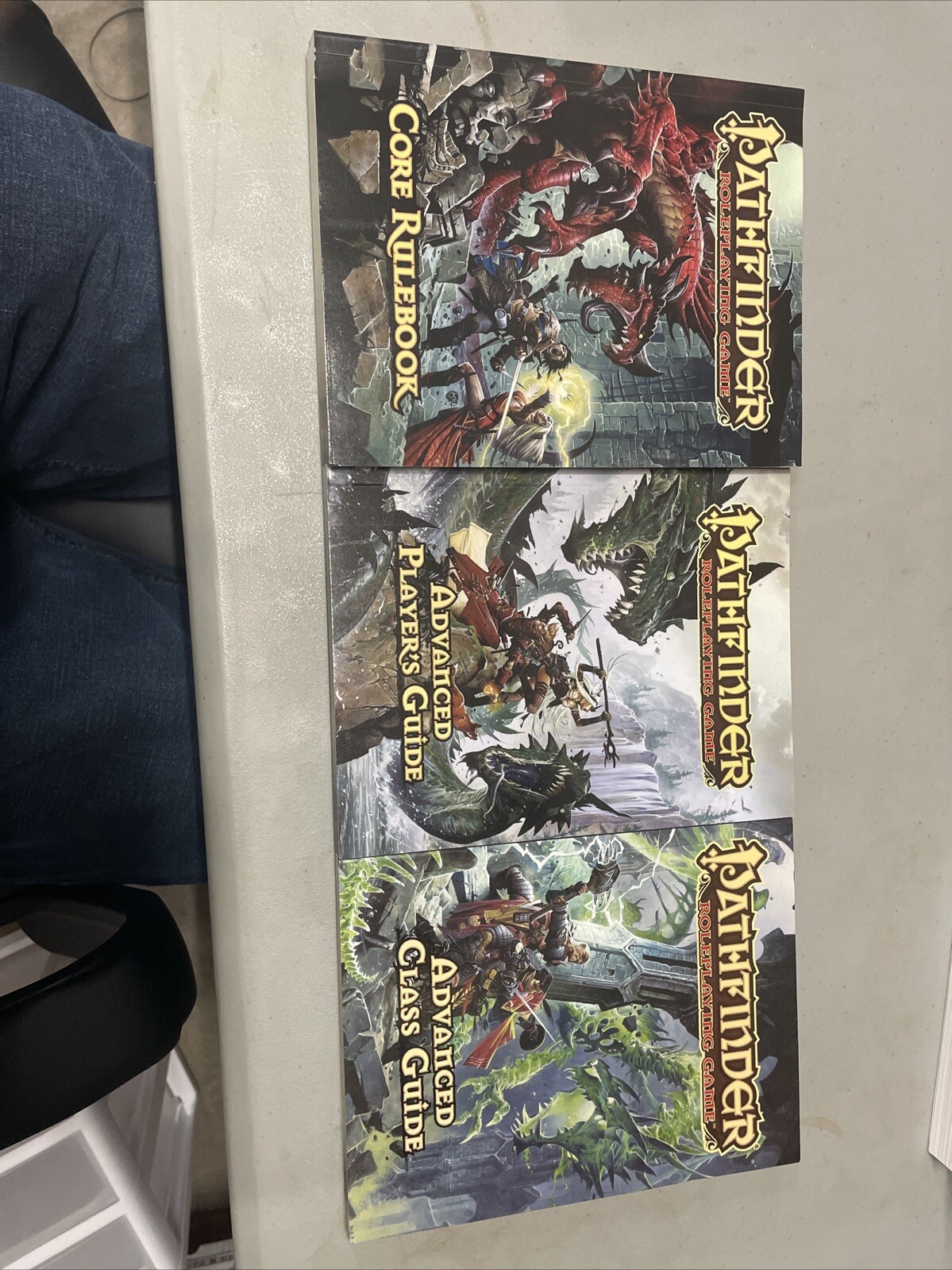 Pathfinder 3 Book Set by Paizo Staff (2018, Trade Paperback)