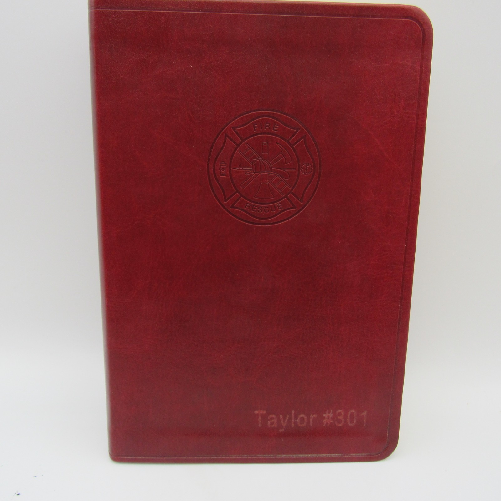 HCSB Firefighter’s Bible Burgundy Soft Simulated Leather Red Letter *READ*