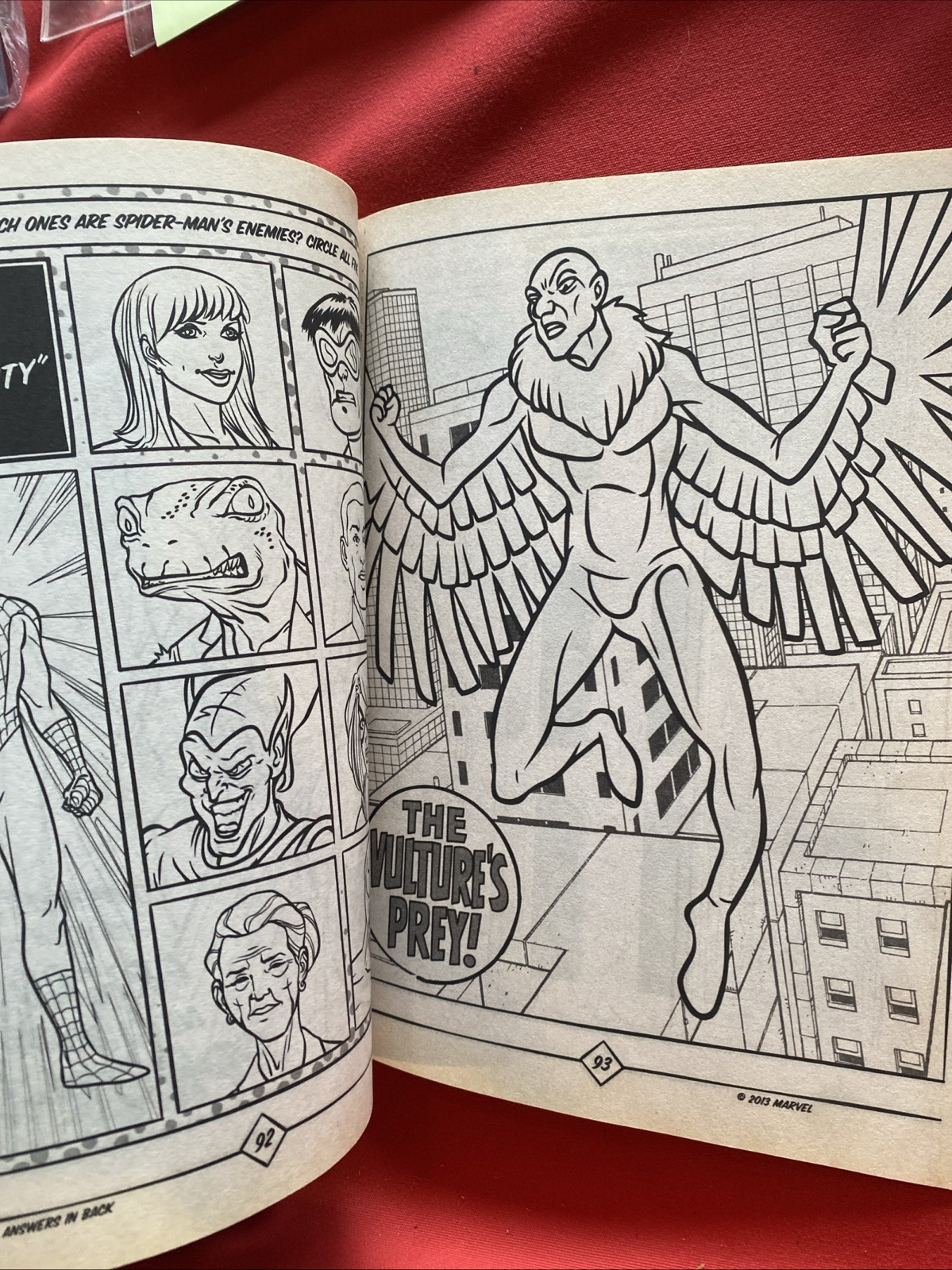 2013 Spiderman Jumbo Coloring Book Nice
