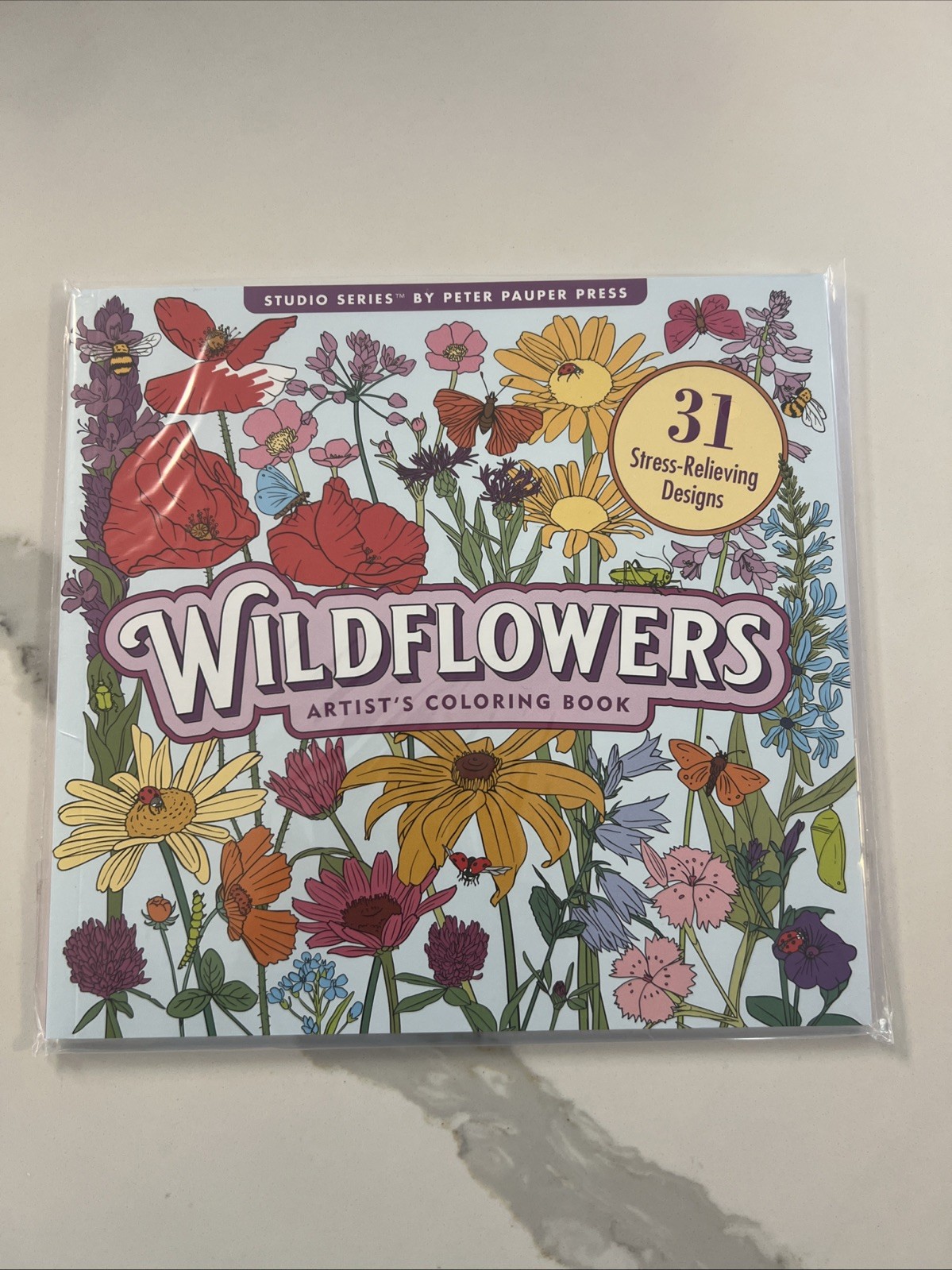 Wildflowers Adult Coloring Book (31 One-Sided Designs on Thick Paper) (Artist’S