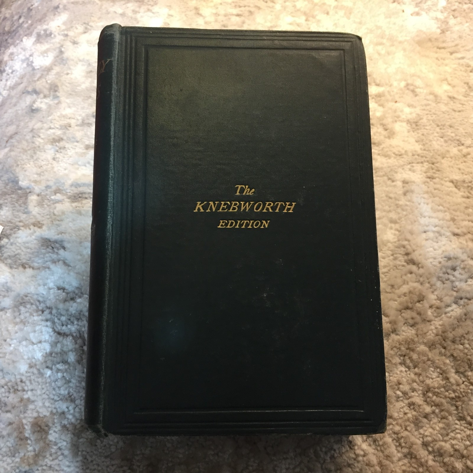 The Knebworth Edition Quarterly Essays Hardcover by Lord Lytton 1875