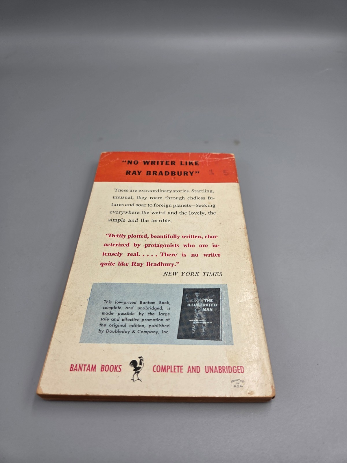 The Illustrated Man by Ray Bradbury Bantam Books 1282 1954 Vintage Paperback
