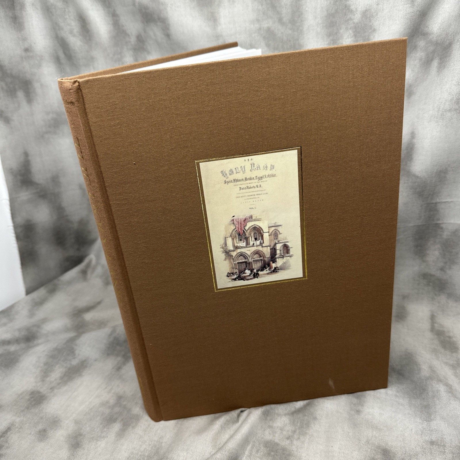 Egypt & Nubia-The Holy Land David Roberts 3 Vol HC Book Set slipcase Great Shape