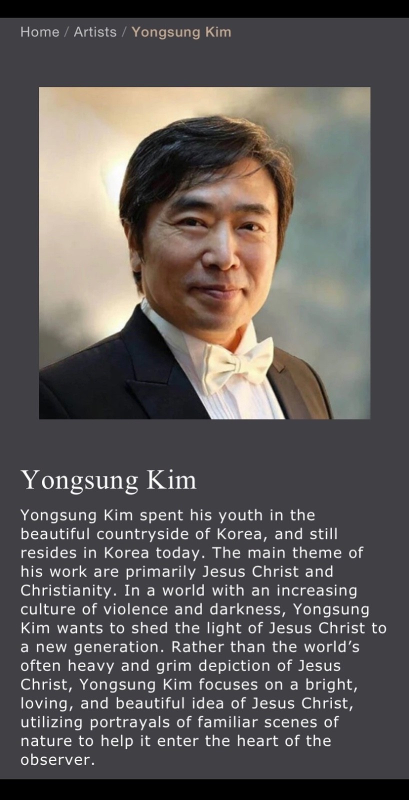 YONGSUNG KIM ART-THE HAND OF GOD/COME FOLLOW ME/THE GOOD SHEPHERD/LOVE IS 4BOOKS