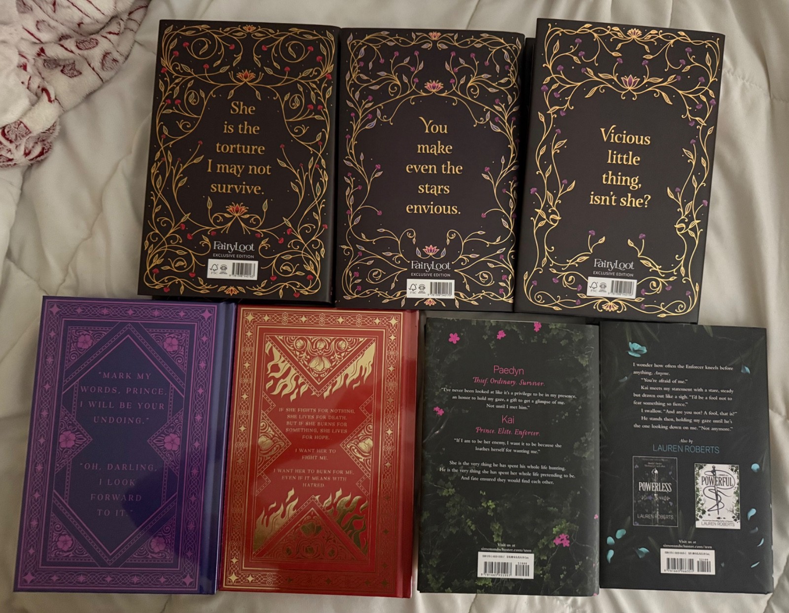Powerless, Powerful, and Reckless – Fairyloot Signed Exclusive Editions