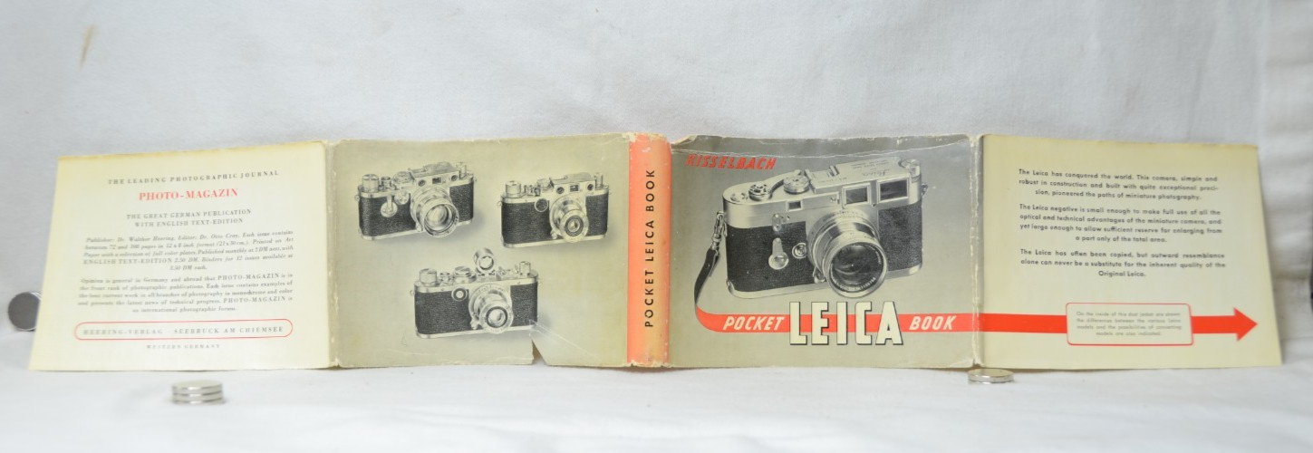 Pocket Leica Book by Kisselbach c1952, 2nd Ed, Hardbound. 223 pages in English