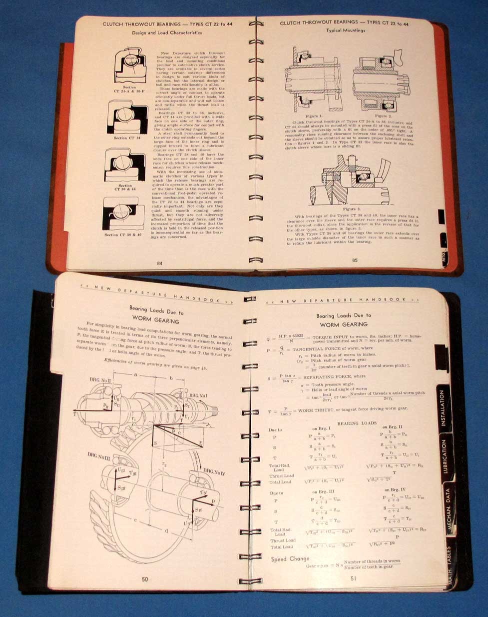 New Departure Analysis of Rolling Element Bearing Stresses & Deflections – 1946
