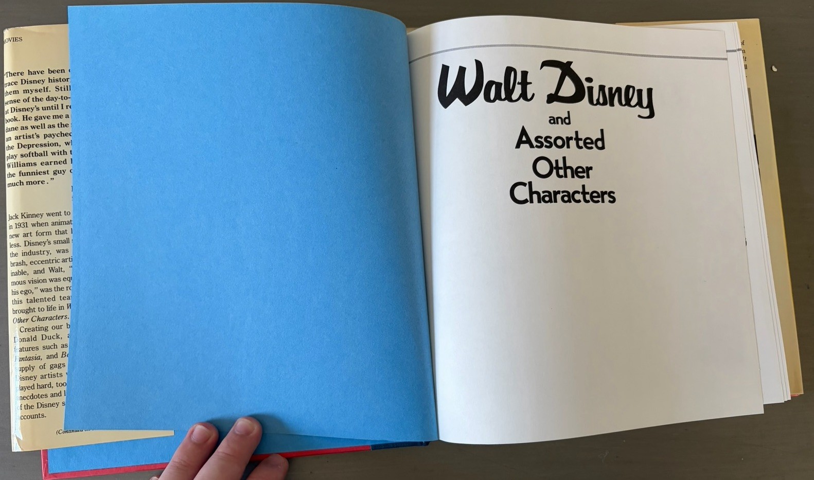 Walt Disney and Assorted Other Characters by Jack Kinney (1989, HB) Good