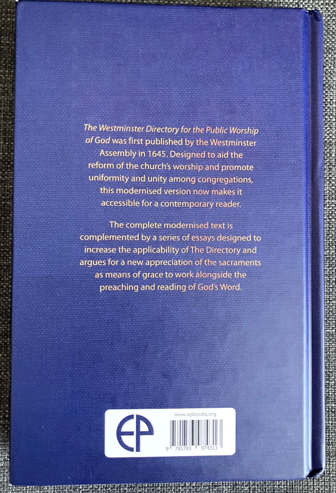 The Westminster Directory for the Public Worship of God in Modern English HC