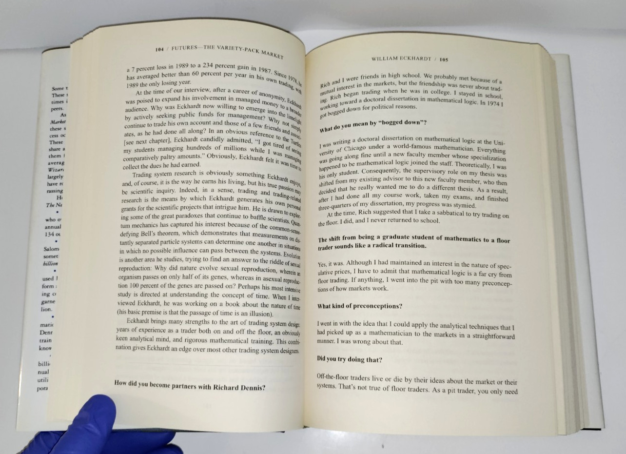 New Market Wizards : Conversations by Jack D. Schwager 1992 HC