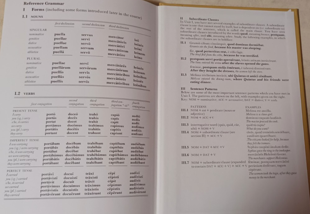 Cambridge Latin Language Course: Unit 1 – 3rd Edition Hardcover Very Good