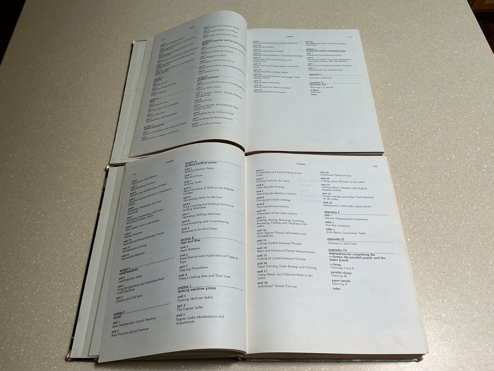 Machine Tools and Machining Practices volume 1 and 2, 1977