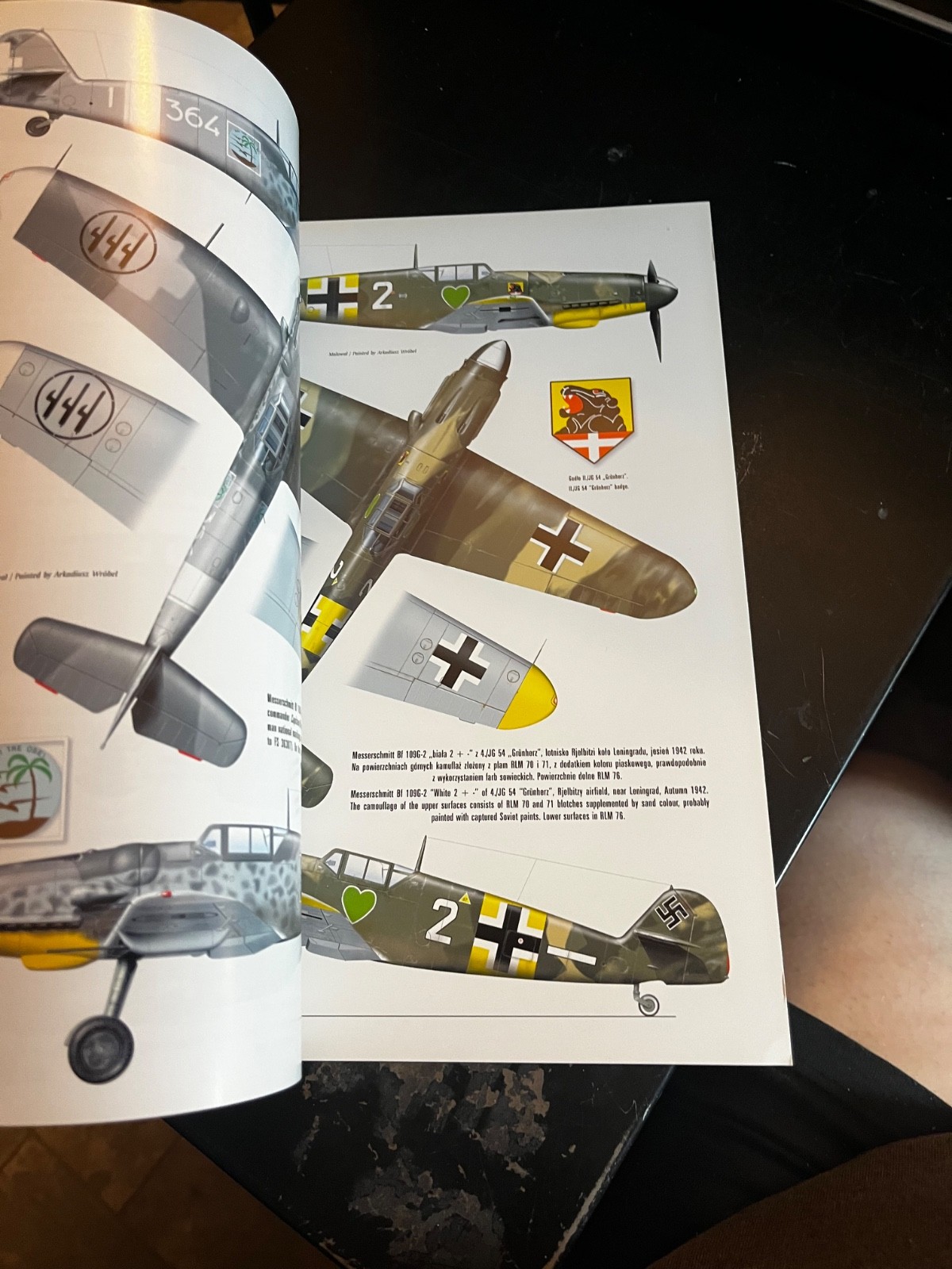 Messerschmitt Bf 109 G/K Vol II. KAGERO MONOGRAPH #22 Krzysztof Janowicz w/mask