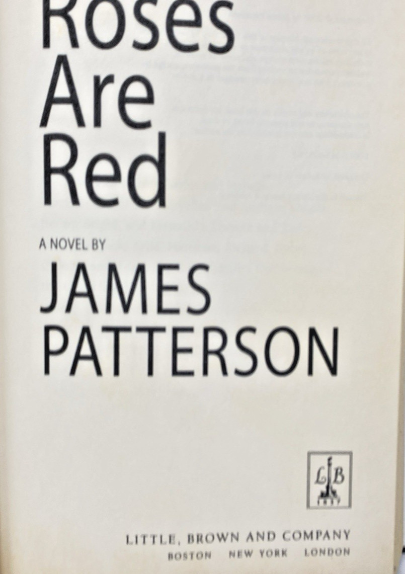 James Patterson Lot of 3 HC Bks~ Roses Are Red, Kill Alex Cross, Now You See Her