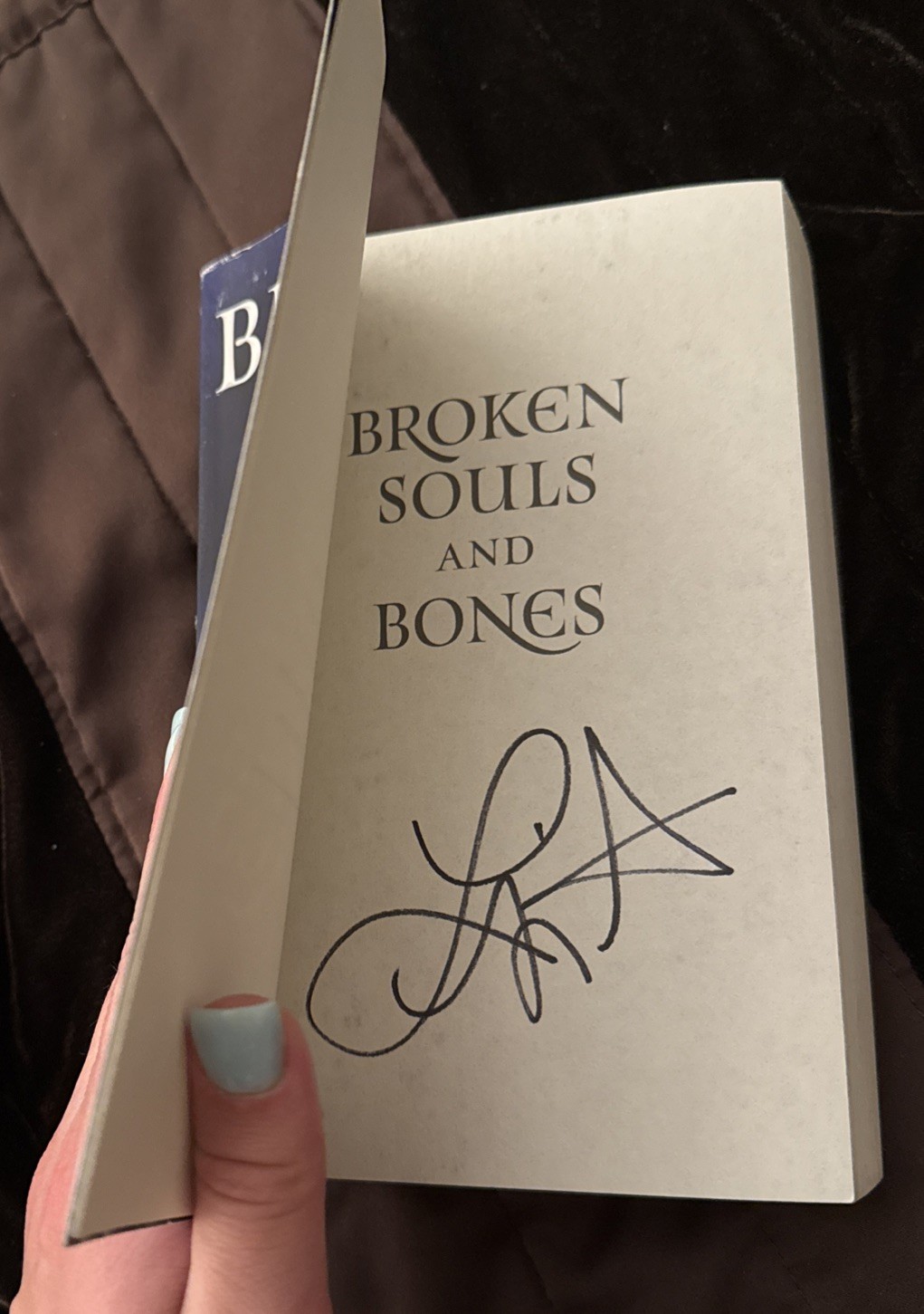RARE SIGNED Broken Souls and Bones by LJ Andrews ARC Advance Reading Copy