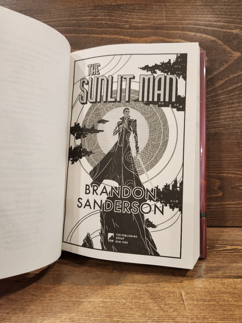 Brandon Sanderson SIGNED The Sunlit Man 1ST Print First Edition Cosmere