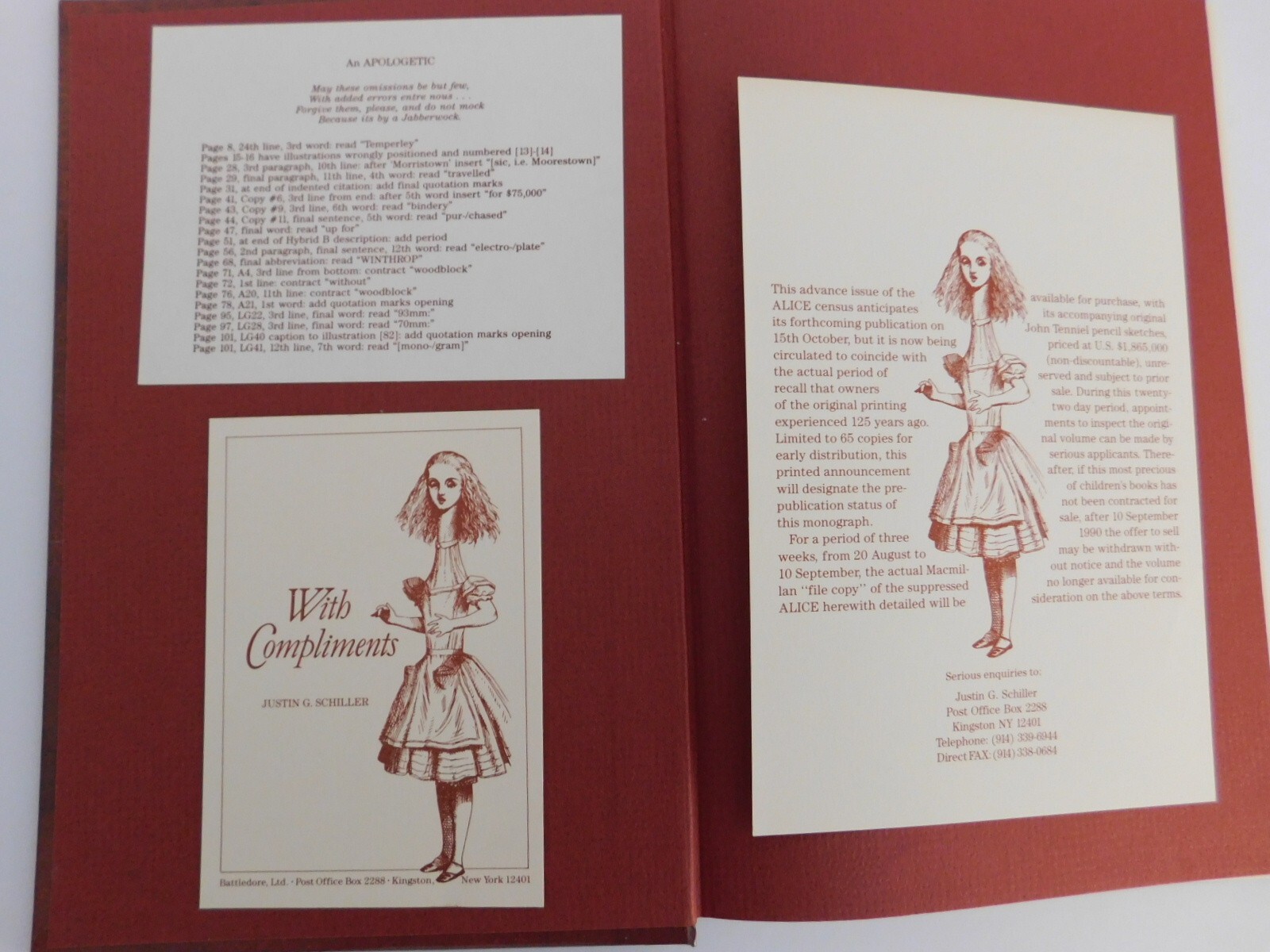 Alice’s Adventures in Wonderland: an 1865 Printing Re-Described – Advance Issue