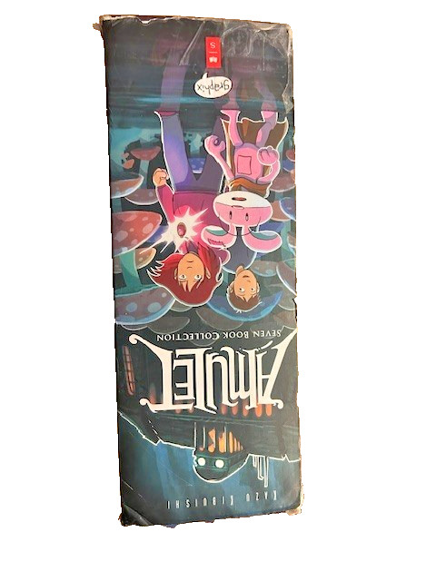 Amulet Box Set Books #1-7 Kazu Kibuishi Collection Graphix Scholastic
