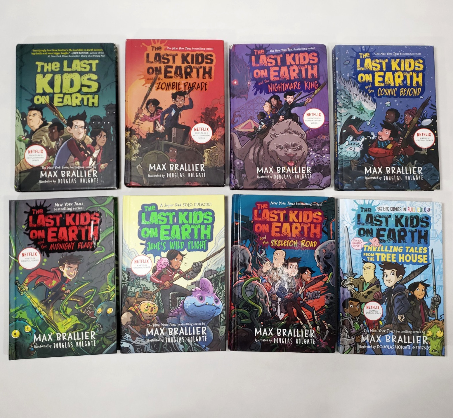 The Last Kids On Earth Books Lot Of 8 Books By Max Brallier Series Set 1-6 Lot
