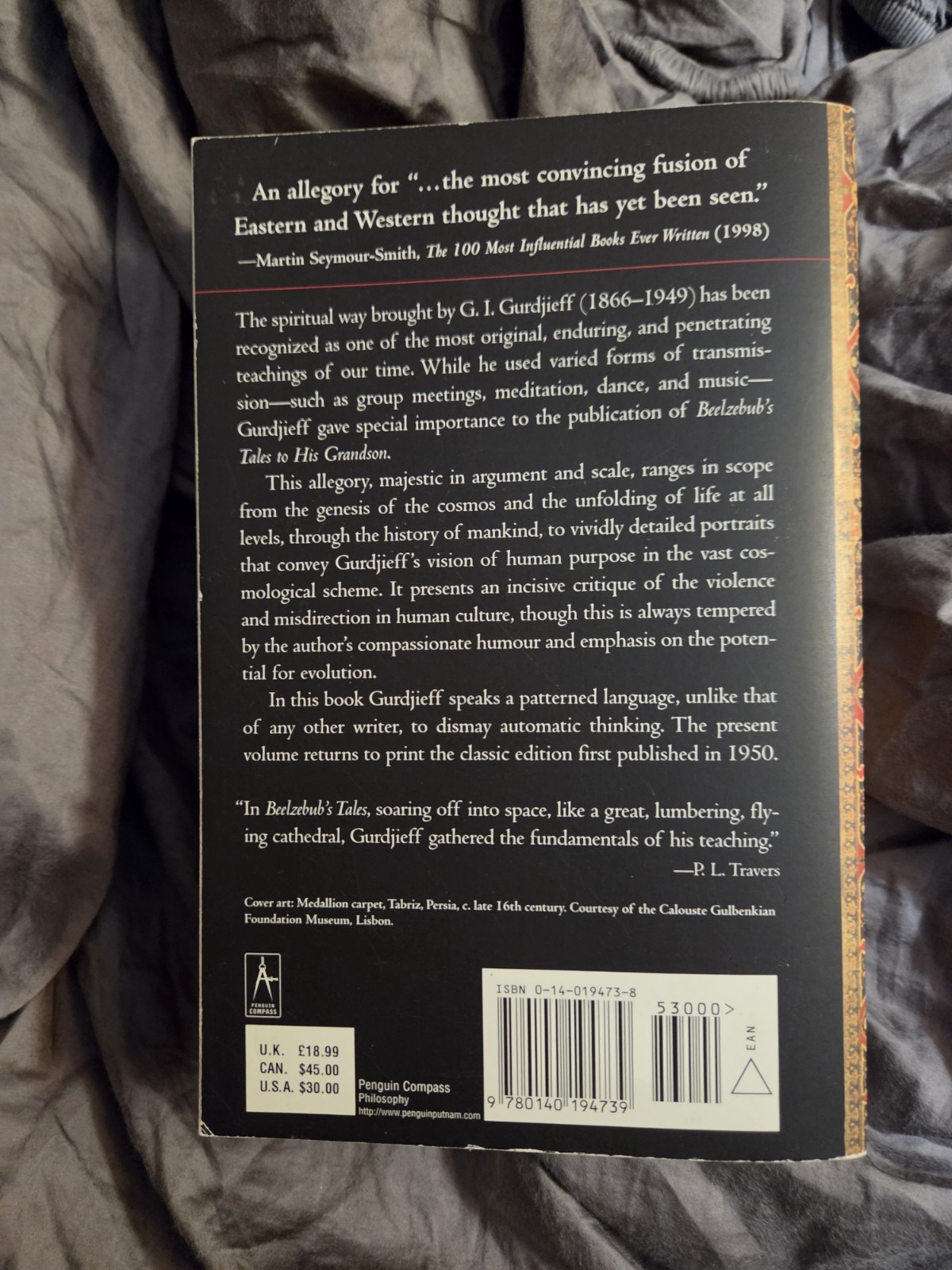 Beelzebub’s Tales to His Grandson- G. I. Gurdjieff- PB- Esotericism- Mysticism