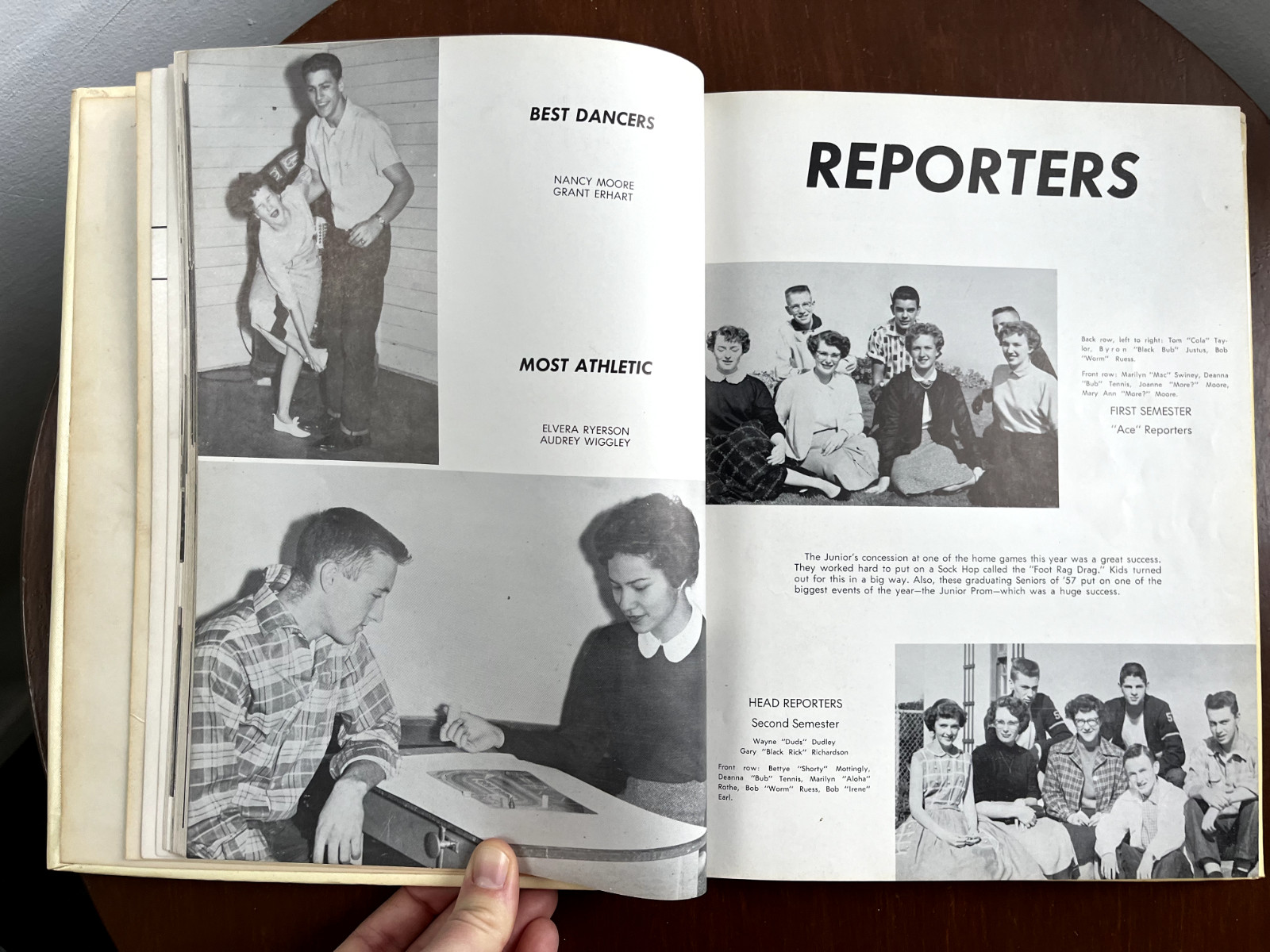 1956 Del Norte High School Yearbook Crescent City, CA Vintage 50’s