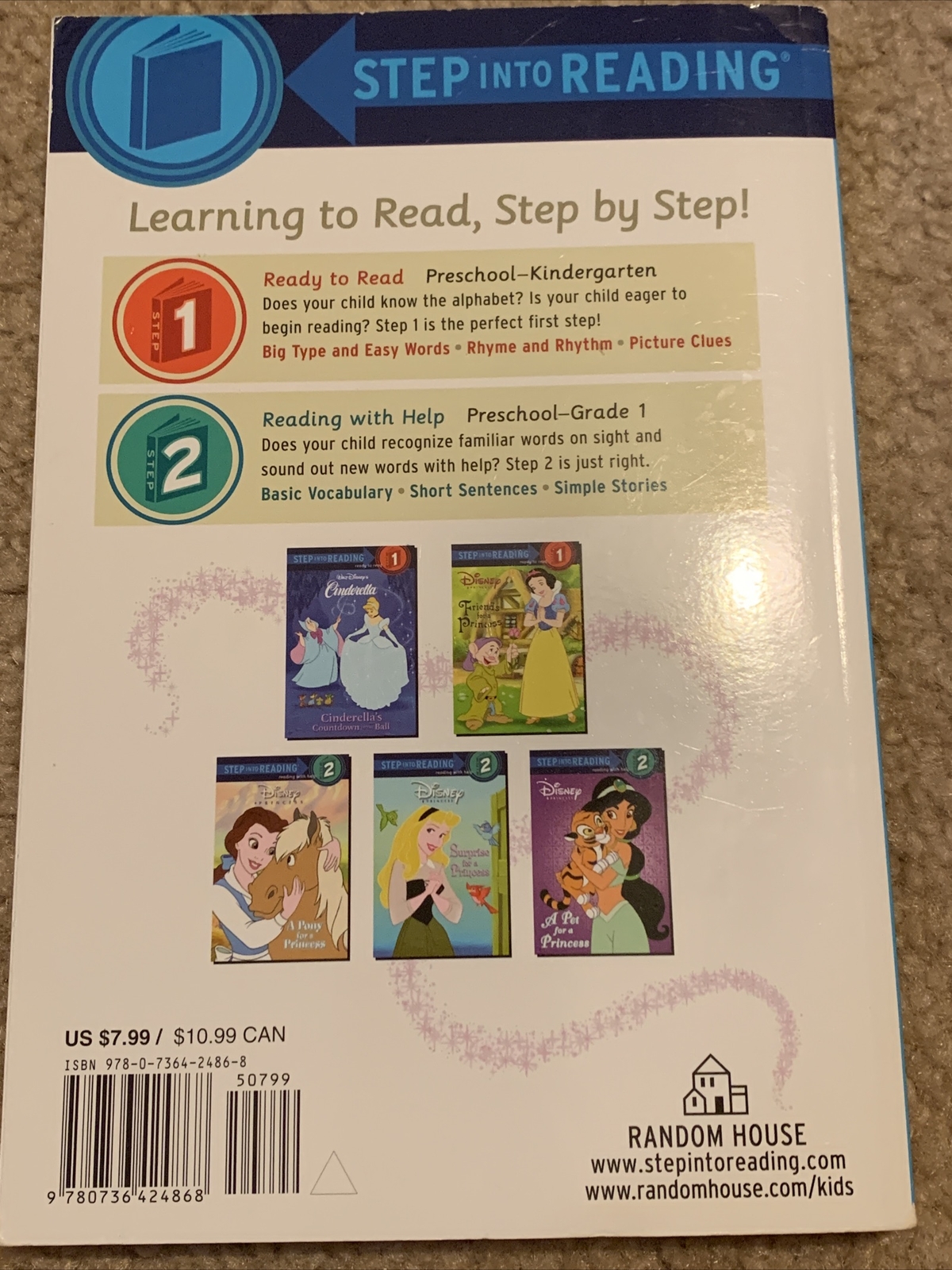 Step into Reading Ser.: Princess Story Collection by Random House Disney…