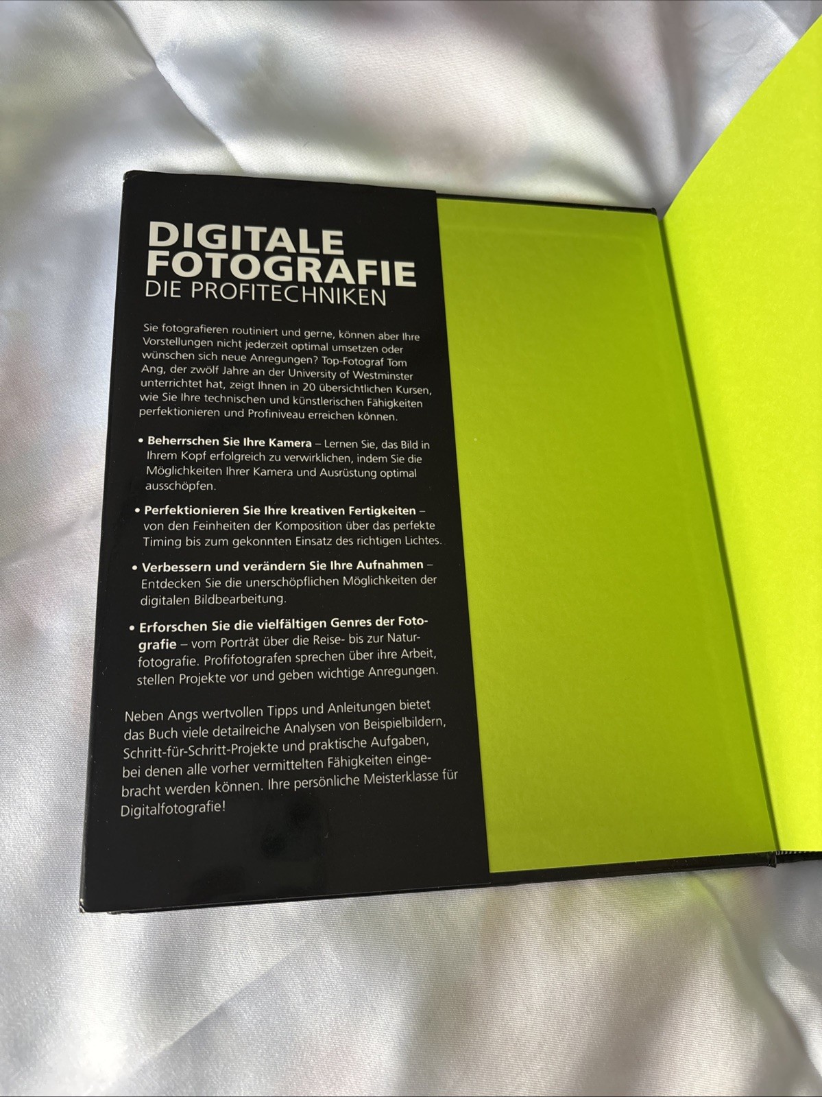Digitale Fotografie Fotografieren wie die Profis von Tom Ang Art Bestseller HC