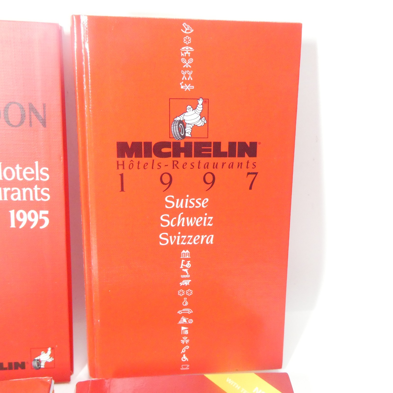 Michelin Red Guide Book Lot – London Great Britain Ireland Switzerland 1995-2003