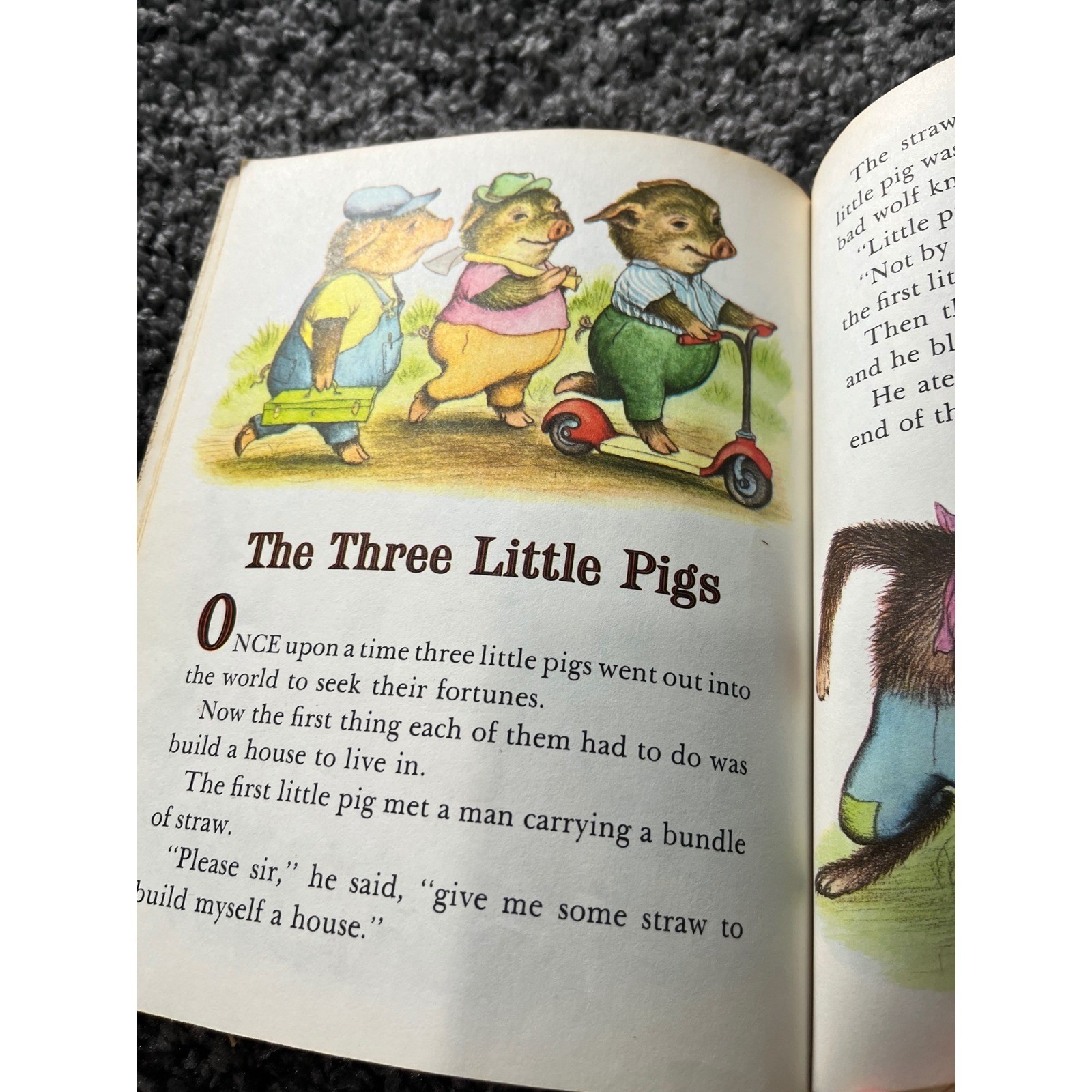 Three Bedtime Stories Little Golden Book 1975 Garth Williams Vintage 309-41