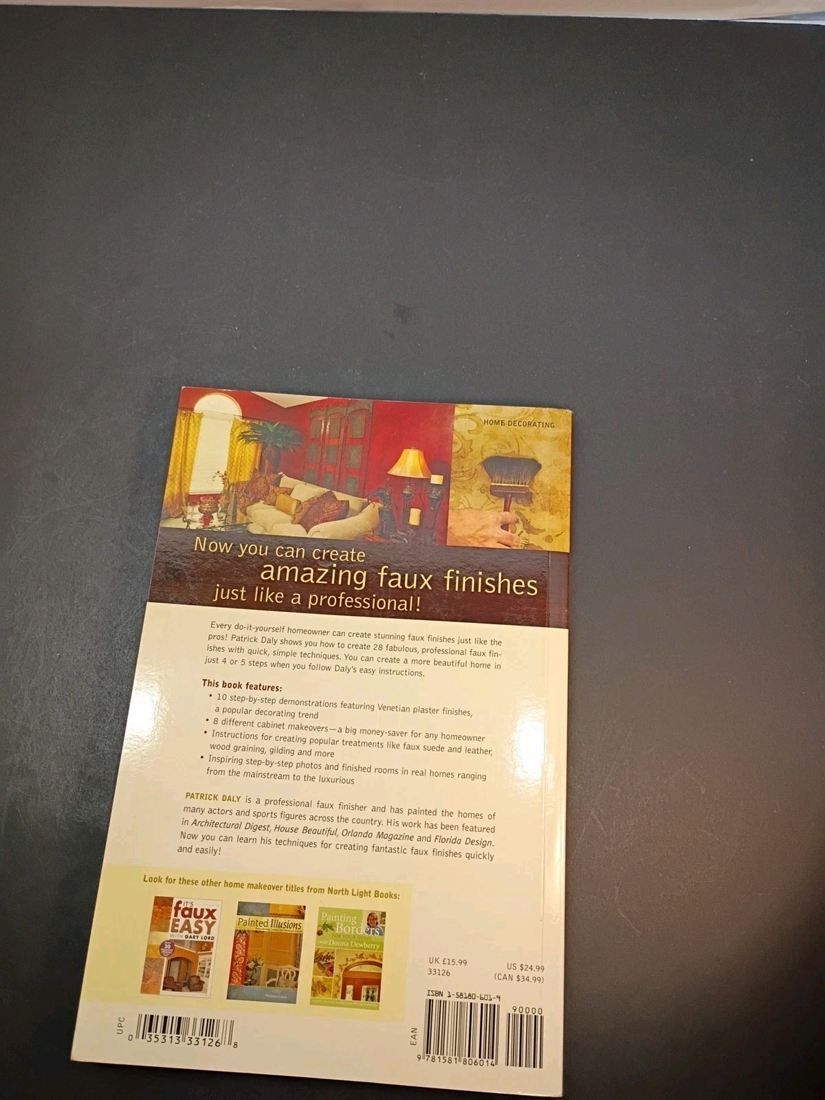 Professional Faux Finishes Made Easy Book By, Daly,Patrick,127 Pages.Illustrated