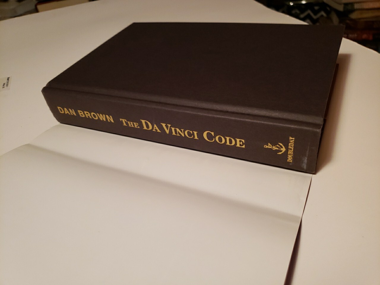 The Da Vinci Code 1st EDITION book w/ Skitoma & Lyon Print Error-Dan Brown 2003