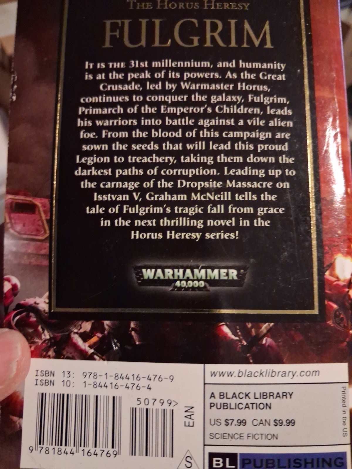 Fulgrim : Visions of Treachery by Graham Mcneill (2007, Mass Market)