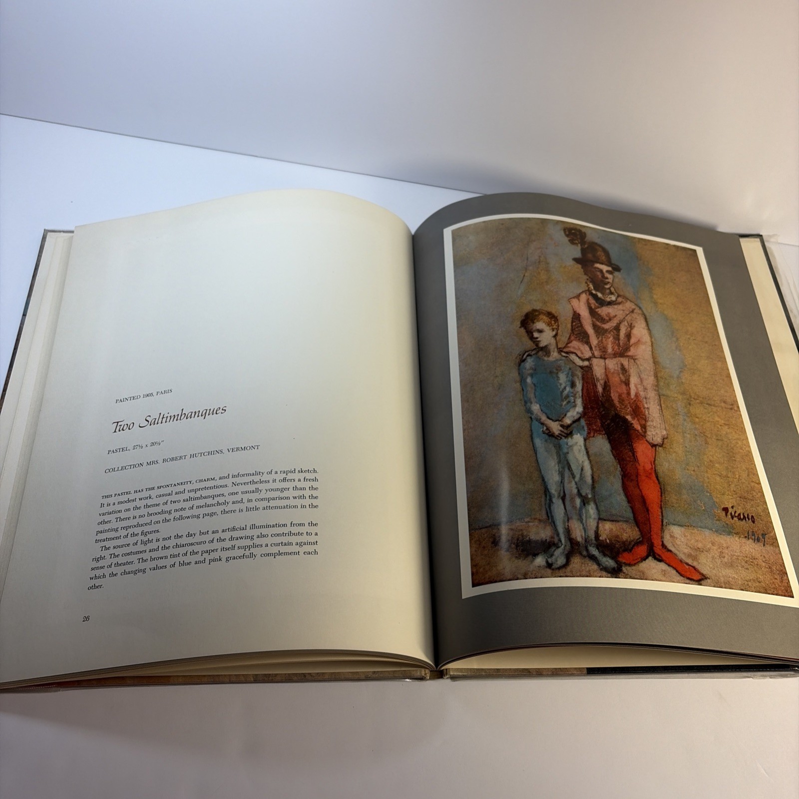 Picasso Blue And Rose Periods, Hardcover Book 1954 Harry N Abrams