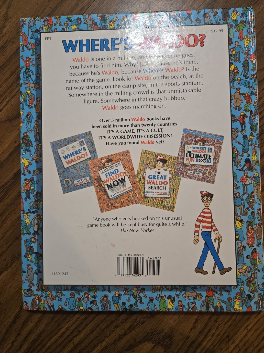 Martin Hanford. Where is Waldo? Hardcover Book 1987