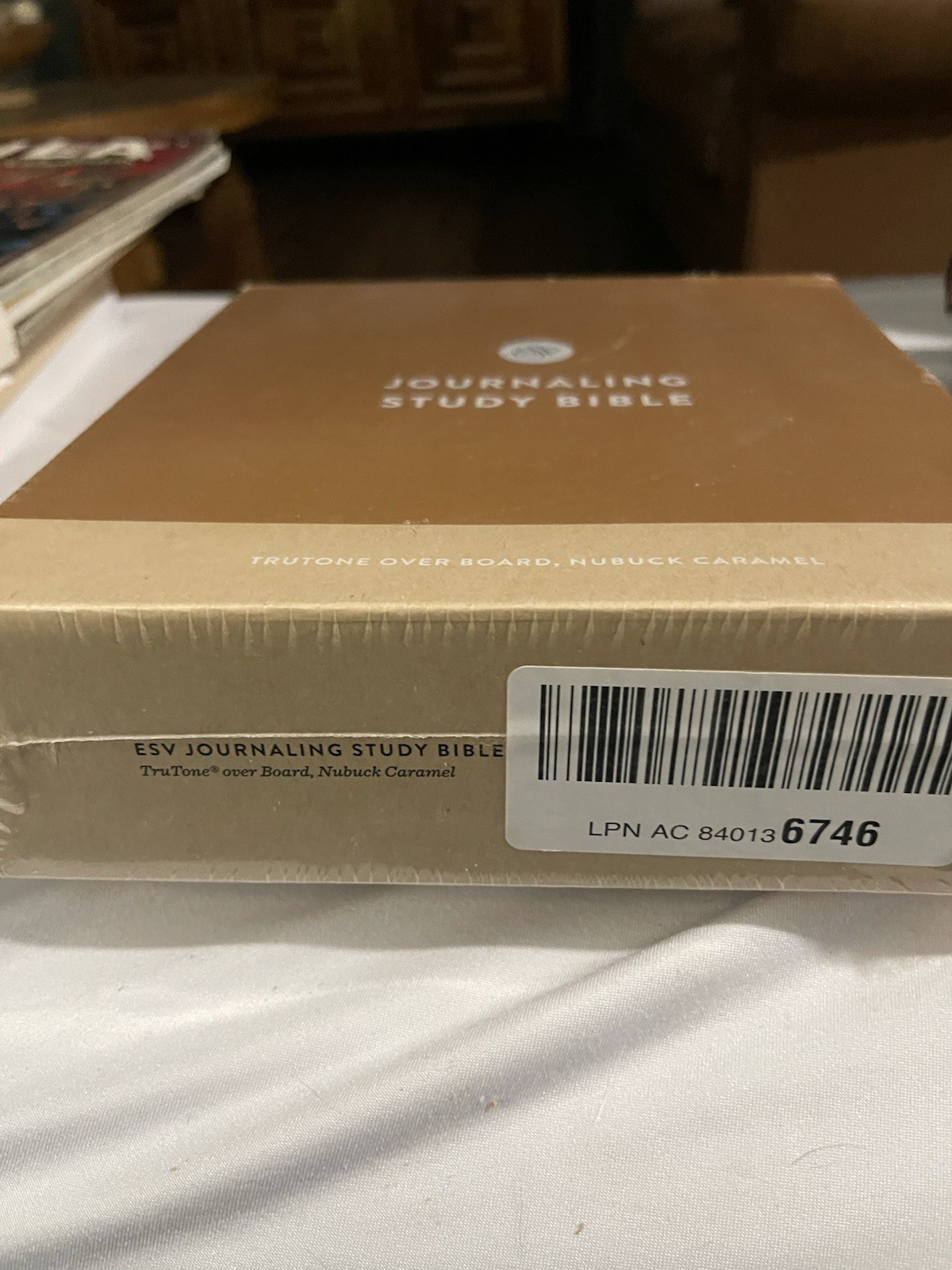ESV Journaling Study Bible (TruTone Over Board, Nubuck Caramel) by J. I. Packer