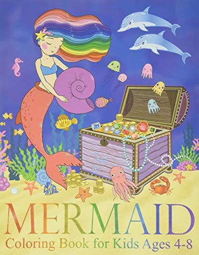 Mermaid Coloring Book for Kids Ages 4-8: 40 Cute, Unique Coloring Pages by Colo