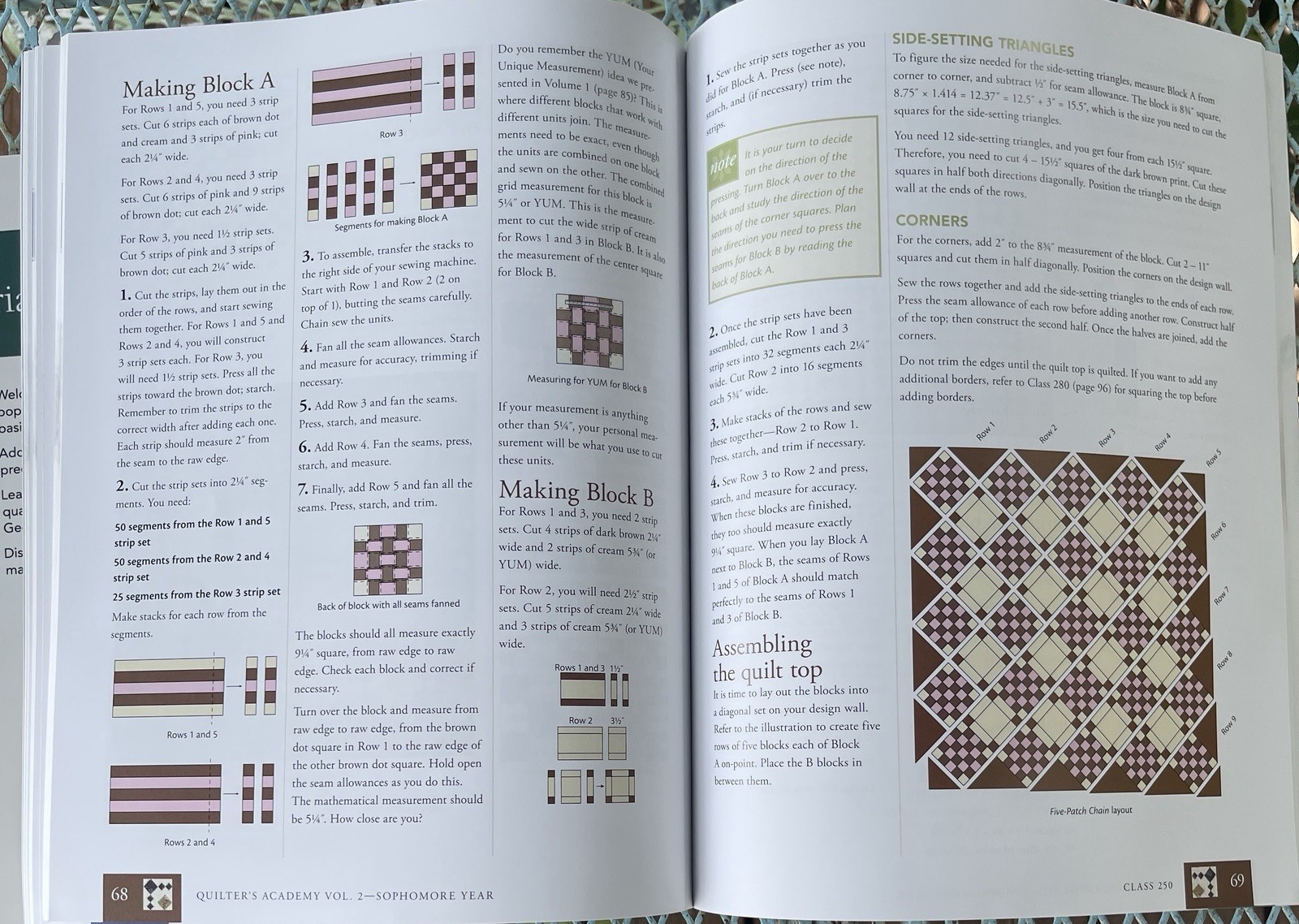 Quilter’s Academy Vol 1 2 3 Hargrave Quiltmaking Quilting Quilt Teach