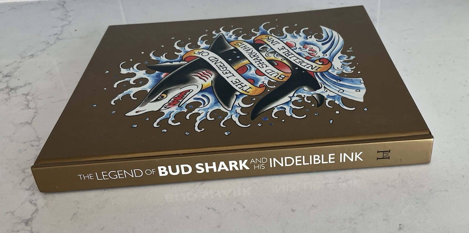 The Legend of Bud Shark and His Indelible Ink Hardcover Art Illustrated Book