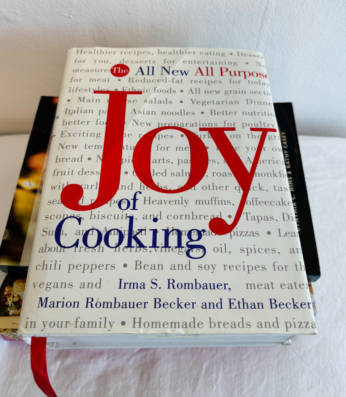 Lot Of 5 Cookbooks 4 hardcover. Great condition JOY OF COOKING & More